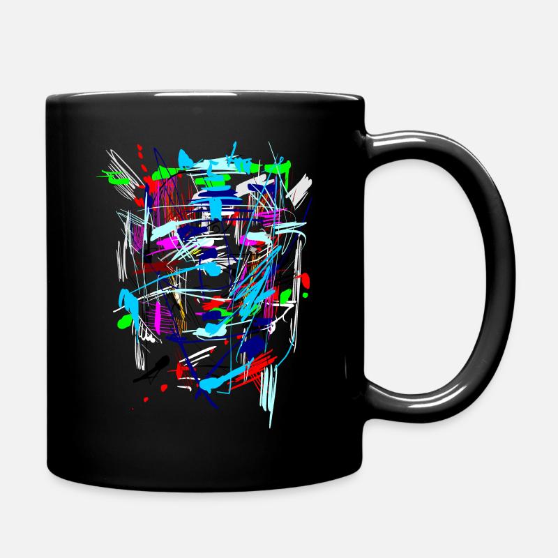 Kunst - Tasse einfarbig - Schwarz