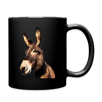 Ane - Mug uni - noir - Droite