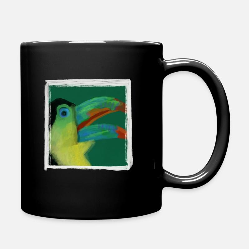 Tukan Fiesta - Tasse einfarbig - Schwarz