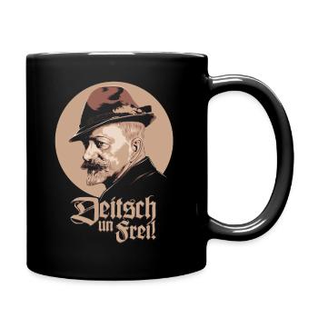 Anton Günther - Tasse einfarbig - Schwarz - Rechts
