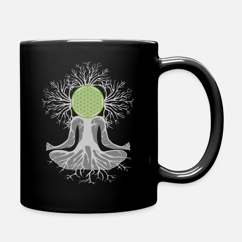 Heart Chakra - Full Colour Mug - black