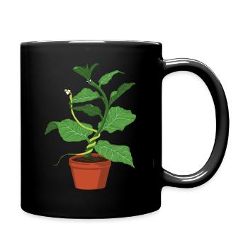 Lutte parmi les plantes - Mug uni - noir - Droite