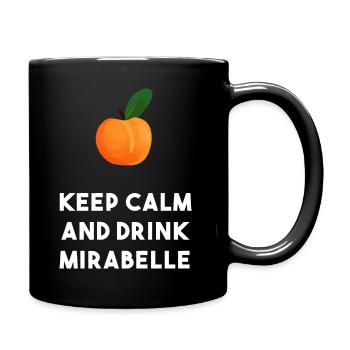 Keep calm and drink Mirabelle - Mug uni - noir - Droite