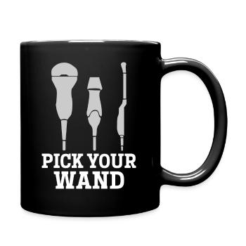 Pick Your Wand Funny Radiology Expert Medical - Tasse einfarbig - Schwarz - Rechts
