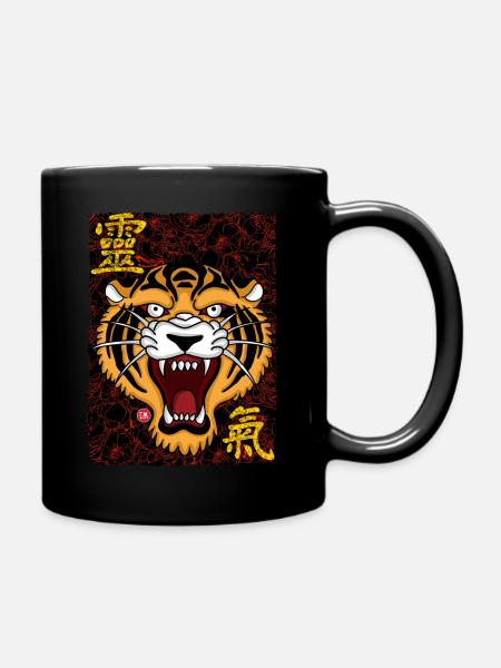 Tiger - Tasse einfarbig - Schwarz