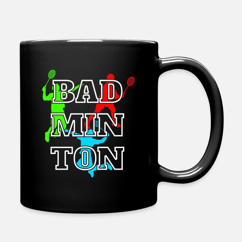 Badminton - Mug uni - noir