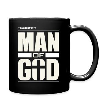 Homme de Dieu - Vêtements chrétiens - Mug uni - noir - Droite