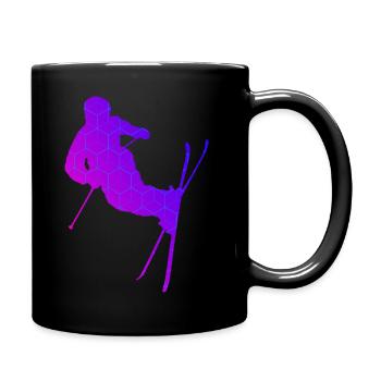 Ski Freestyle Slopestyle Freestyle Ski Damen - Tasse einfarbig - Schwarz - Rechts