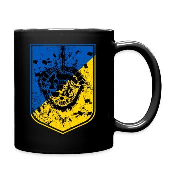 The last journey of a T-72 - Full Colour Mug - black - Right