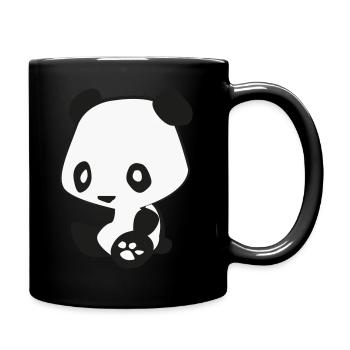 panda - Mug uni - noir - Droite
