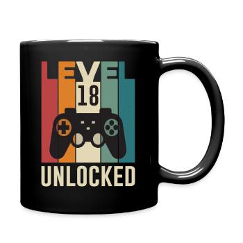 18ème anniversaire Gamer Gift Gambling - Mug uni - noir - Droite