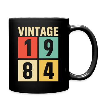 cadeau anniversaire homme amie femme original 1984 - Mug uni - noir - Droite