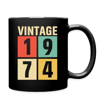cadeau anniversaire homme amie femme original 1974 - Mug uni - noir - Droite