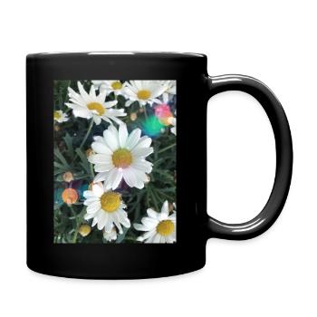 Spotlight Daisies - Full Colour Mug - black - Right
