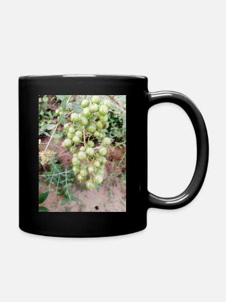 Henna fruits - Full Colour Mug - black