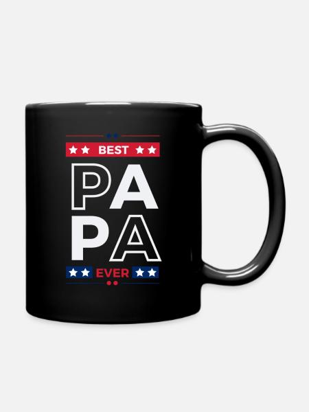 Meilleur PAPA de tous les temps - Mug uni - noir