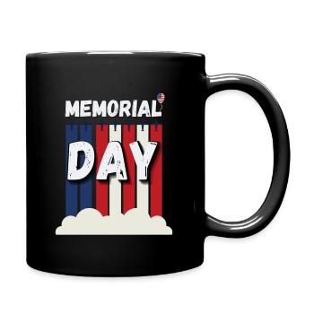 Memorial Day - Full Colour Mug - black - Right