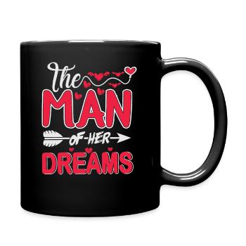 THE MAN OF HIS RËVES - Full Colour Mug - black - Right
