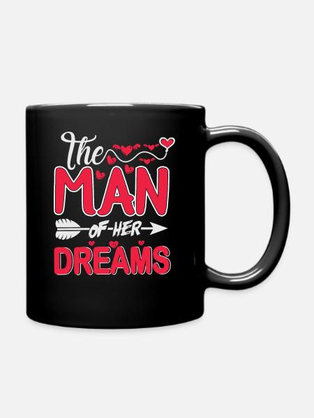 THE MAN OF HIS RËVES - Full Colour Mug - black