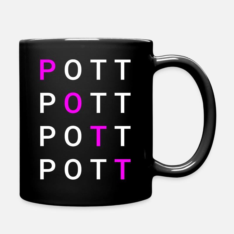 POTT - Tasse einfarbig - Schwarz