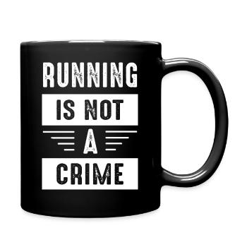 Marathon Running - Full Colour Mug - black - Right