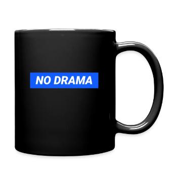 No Drama Design Blue - Full Colour Mug - black - Right