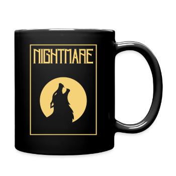 Cauchemar Danger Peur Horreur - Mug uni - noir - Droite