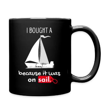 Amateurs de voile, bateau, vie sur la mer - Mug uni - noir - Droite