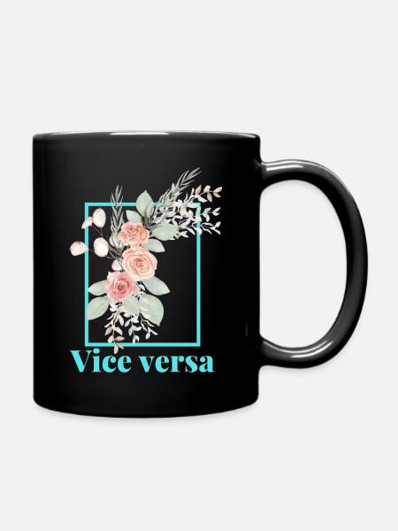Vice versa Design - Tasse einfarbig - Schwarz