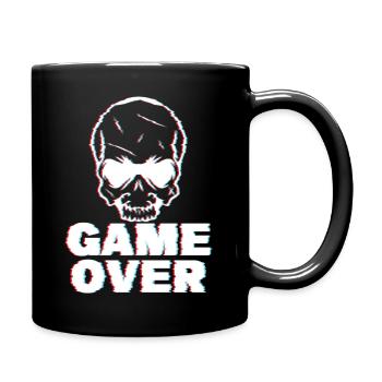 Game Over Glitch - Tasse einfarbig - Schwarz - Rechts