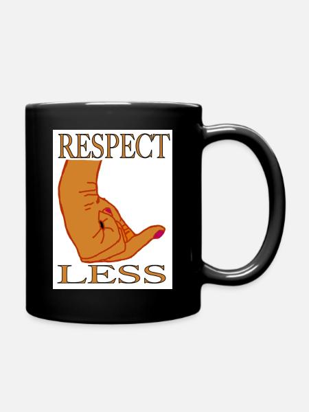 « Respect Less 2 » par COLOR-HEAD - Mug uni - noir