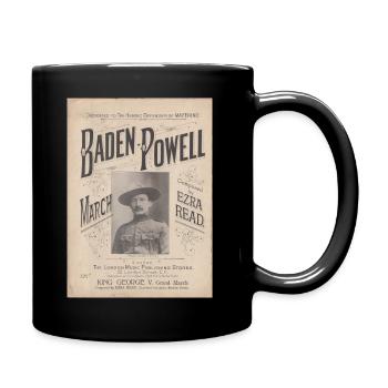 Baden-Powell - Tasse einfarbig - Schwarz - Rechts