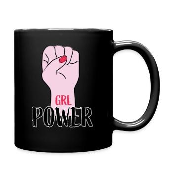 GRL Power Design - Tasse einfarbig - Schwarz - Rechts