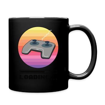 Retro Controller - Gaming - Tasse einfarbig - Schwarz - Rechts