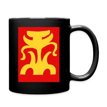 un grand coupe. - Mug uni - noir - Droite