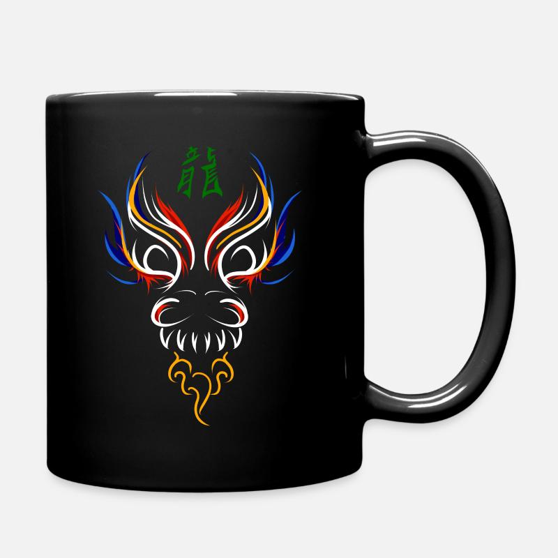 Dragon asiatique / Kirin - Mug uni - noir
