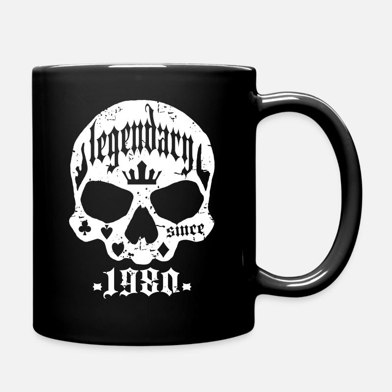 Legendär seit 1980 - Tasse einfarbig - Schwarz
