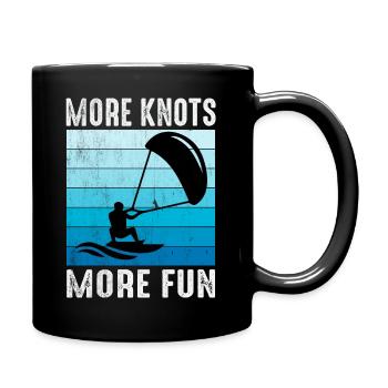 Kitesurfing Kitesurf Kiteboarding Kiteboarder - Full Colour Mug - black - Right