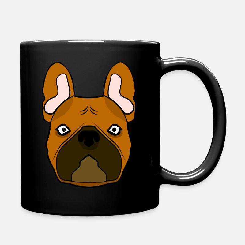 French Bulldog - Tasse einfarbig - Schwarz
