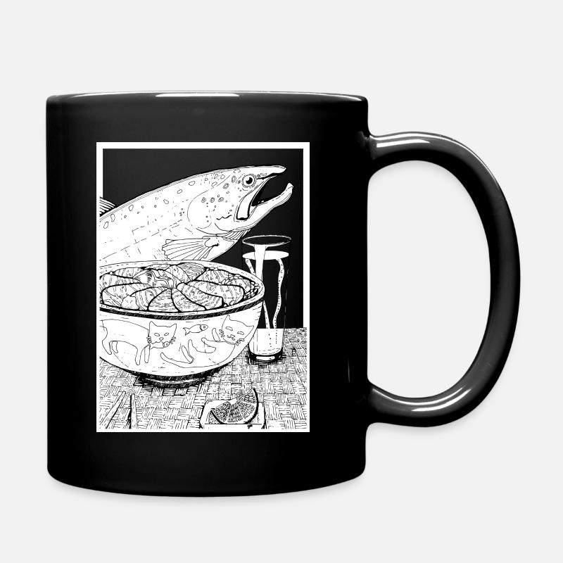 Plateau de sashimi - Mug uni - noir