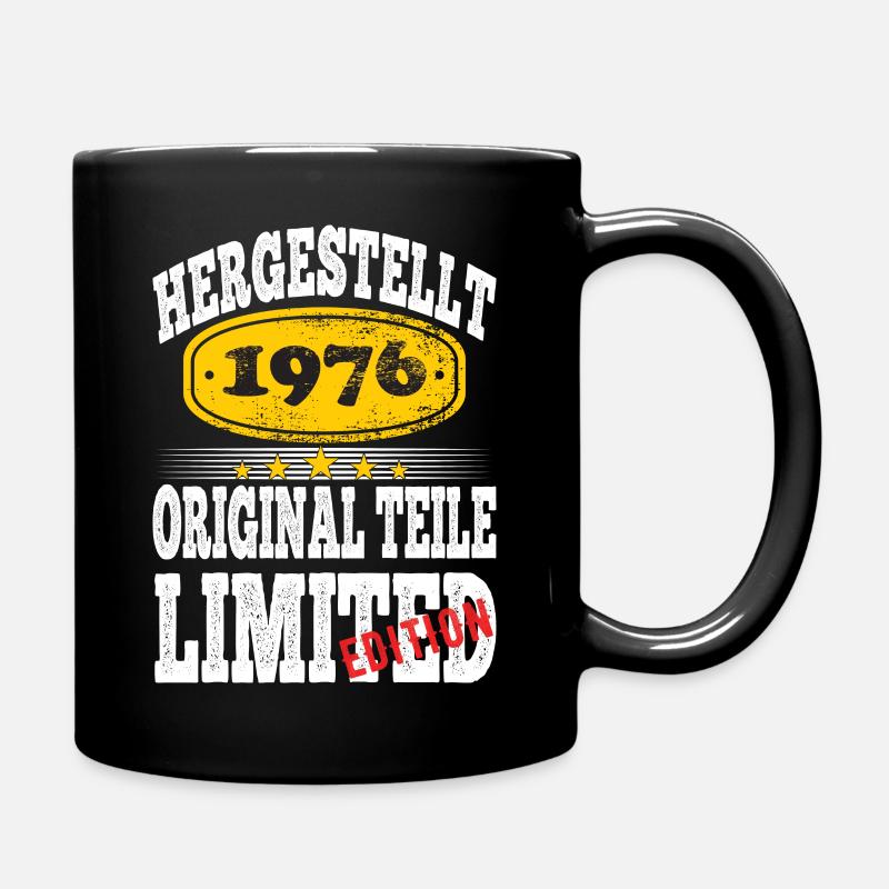 Hergestellt 1976 - Tasse einfarbig - Schwarz