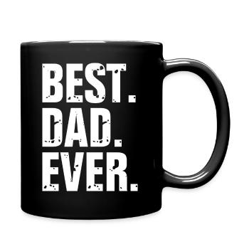 Papa Best Father's Day - Full Colour Mug - black - Right