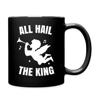 All hail the king - Full Colour Mug - black - Right