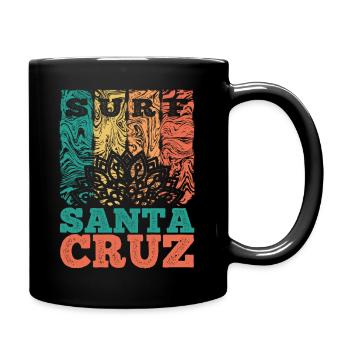 Santa Cruz Surf - Tasse einfarbig - Schwarz - Rechts