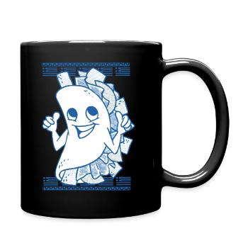 Griechenland Gyros Kebab Sandwich - Tasse einfarbig - Schwarz - Rechts