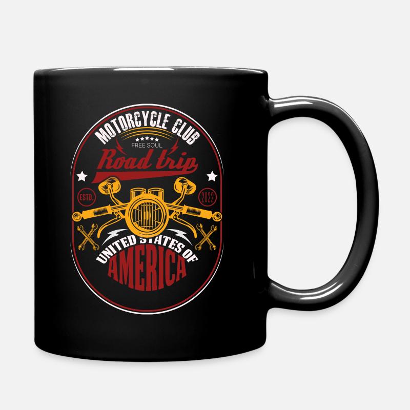 Road Trip Moto - Mug uni - noir