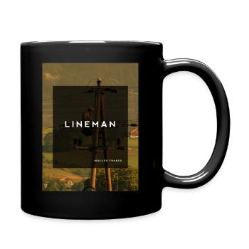Electrician Banner BX - Full Colour Mug - black - Right
