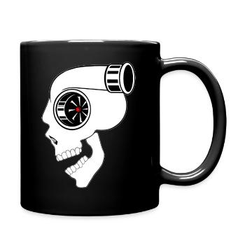 Skull Turbo - Full Colour Mug - black - Right