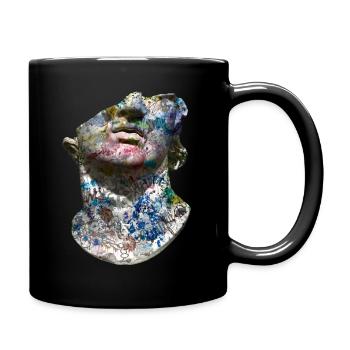 Antiker Vandalismus - Tasse einfarbig - Schwarz - Rechts