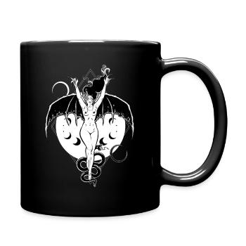 Bat Girl - Full Colour Mug - black - Right